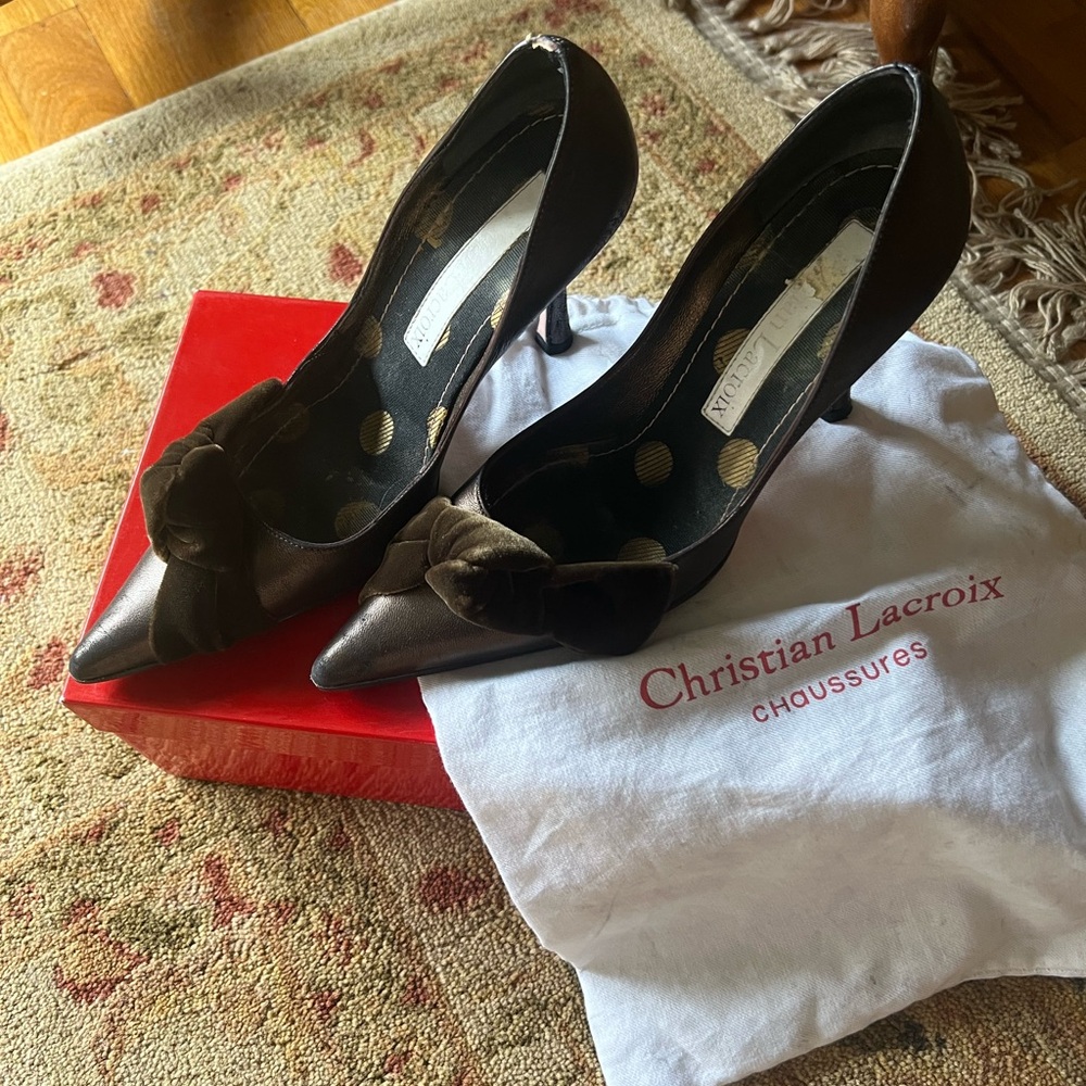 Christian Lacroix Black Women's Heels